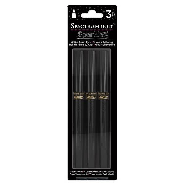 Spectrum Noir Sparkle Markers - Clear Overlay - Pack of 3