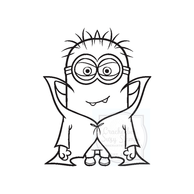 Crackerbox & Suzy Stamps - Minion Count Phil Crackerbox & Suzy Stamps - Minion Count Phil