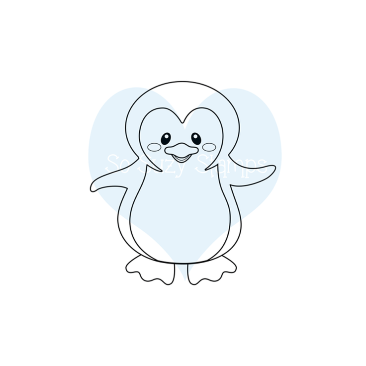 Crackerbox & Suzy Stamps - Penguin Boy