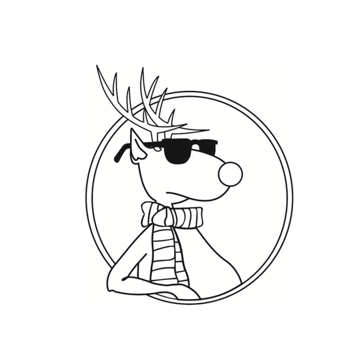 Crackerbox & Suzy Stamps - Cool Deer Crackerbox & Suzy Stamps - Cool Deer