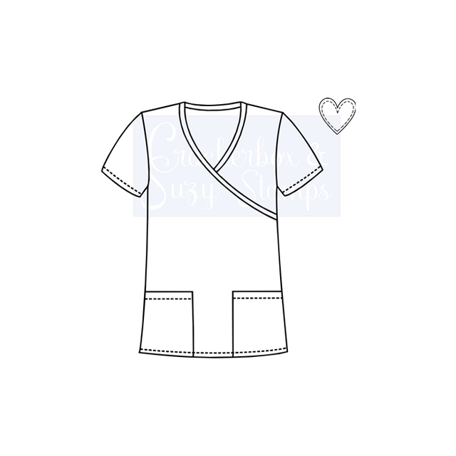 Crackerbox & Suzy Stamps - Lady Scrub