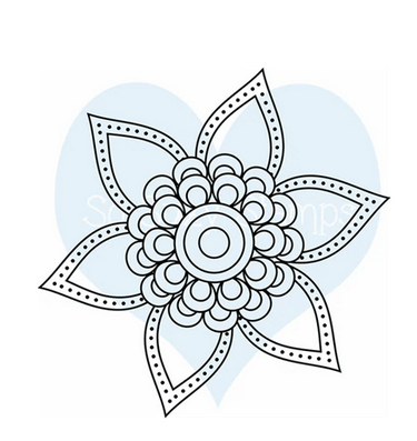 Crackerbox & Suzy Stamps - Doodle Clematis