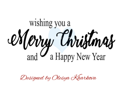 Crackerbox & Suzy Stamp - Merry Christmas Brush