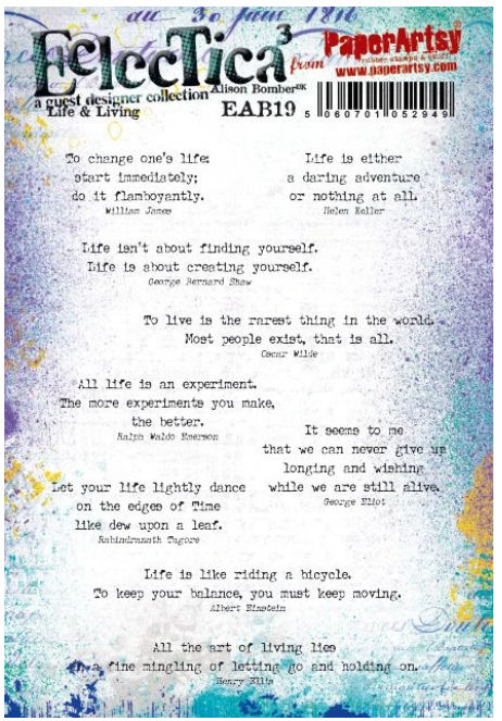 PaperArtsy - Alison Bomber 19 - Live & Living
