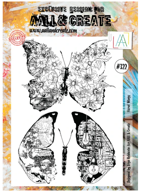 AALL & Create - #322 Floral Wings