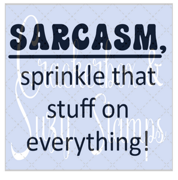 Crackerbox & Suzy Stamps - Sarcasm