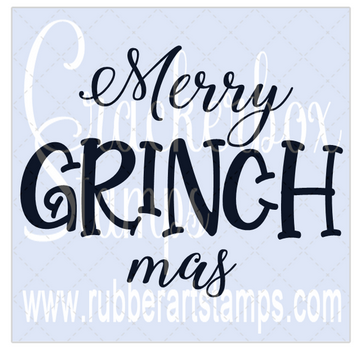Crackerbox Stamps - Grinch mas