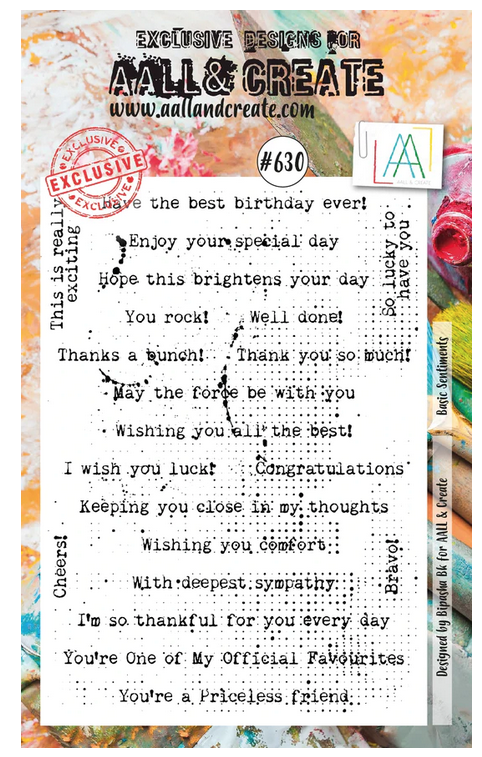 AALL & Create - #630 Basic Sentiments Bipasha Bk