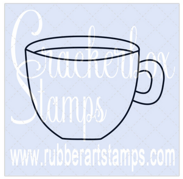 Crackerbox Stamps - Coffee Cup Lg