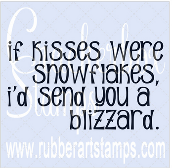 Crackerbox Stamps - Snowflake Kisses