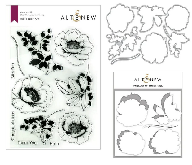 Altenew - Wallpaper Art Stamp Bundle Altenew - Wallpaper Art Stamp Bundle