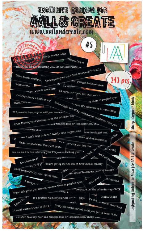 AALL & Create - Sharp Tongues Black