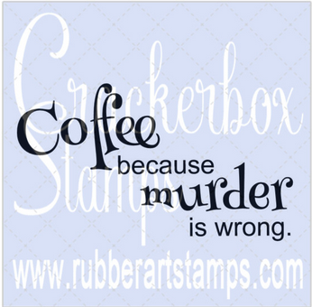 Crackerbox Stamps - Coffee Murder Crackerbox Stamps - Coffee Murder