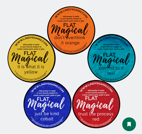 Lindy's Gang - Words of Wisdom Flat Magicals by Natalie May Lindy's Gang - Words of Wisdom Flat Magicals by Natalie May