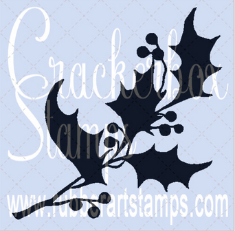 Crackerbox Stamps - Holly Crackerbox Stamps - Holly