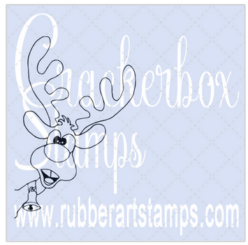 Crackerbox Stamps - Side Reindeer
