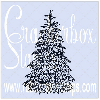 Crackerbox Stamps - Spruce Tree Small