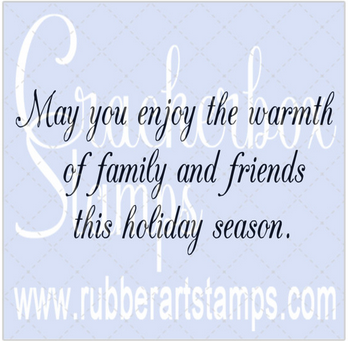 Crackerbox Stamps - Enjoy the Warmth