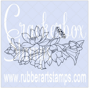 Crackerbox Stamps - Lotus