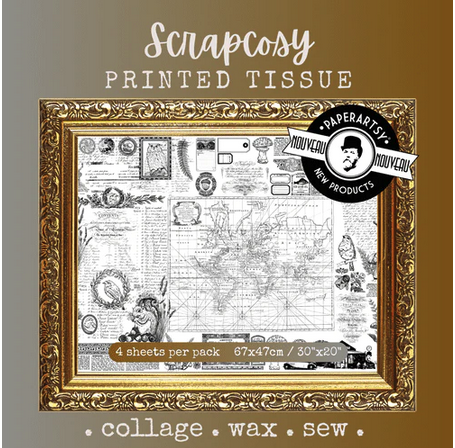 PaperArtsy - Printed Tissue Scrapcosy PaperArtsy - Printed Tissue Scrapcosy