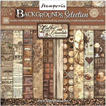 Stamperia - Coffee & Chocolate Backgrounds