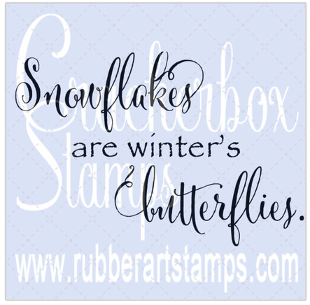 Crackerbox Stamps - Winter Butterflies
