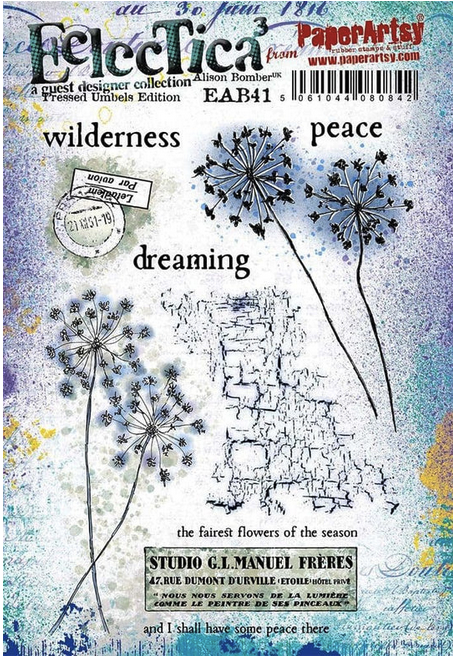 PaperArtsy - Alison Bomber 41 Pressed Umbells